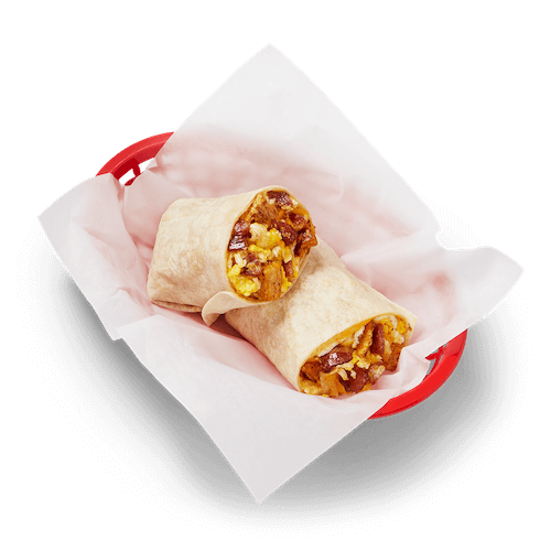 Bacon, Potato, Egg & Cheese Burrito